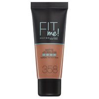 Maybelline FIT ME! Matte & Poreless Foundation Normal to Oily Skin 30ml 358 Latte Health & Beauty:Make-Up:Face:Foundation base face foundation galaxy makeup