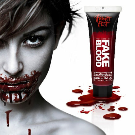 FAKE BLOOD Halloween Scary Stage Makeup Face Body Painting Realistic Party Fake Blood Clothes, Shoes & Accessories:Specialty:Fancy Dress & Period Costume:Accessories:Face Paint & Stage Make-Up fancy galaxy halloween halloweenmakeup seasonal