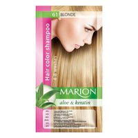 Marion Temporary Hair Colour Shampoo Dye Sachet 61 BLONDE Health & Beauty:Hair Care & Styling:Hair Colourants hair hair care hair dye