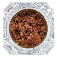 Stargazer Duochrome Flakes Color Changing Metallic Mirror Foil Glitter Eyeshadow Pink Copper Health & Beauty:Make-Up:Eyes:Eye Shadow eyes eyeshadow fancy galaxy makeup
