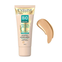 Eveline Bio Organic Magical CC Cream Colour Correction with Aloe Vera 04 Beige Health & Beauty:Make-Up:Face:BB, CC & Alphabet Cream face foundation makeup