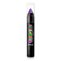 Funky Face Metallic Face & Body Paint Sticks Fancy dress Makeup Festival Purple Metallic Clothes, Shoes & Accessories:Specialty:Fancy Dress & Period Costume:Accessories:Face Paint & Stage Make-Up eyeliner eyes eyeshadow face paint fancy galaxy makeup metallic