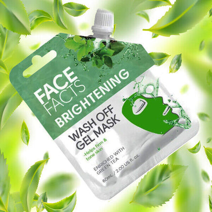 Face Facts Face Mask 60ml WASH OFF GEL Brightening Health & Beauty:Skin Care:Skin Masks face care face mask galaxy skin