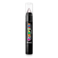Funky Face Metallic Face & Body Paint Sticks Fancy dress Makeup Festival Silver Metallic Clothes, Shoes & Accessories:Specialty:Fancy Dress & Period Costume:Accessories:Face Paint & Stage Make-Up eyeliner eyes eyeshadow face paint fancy galaxy makeup metallic