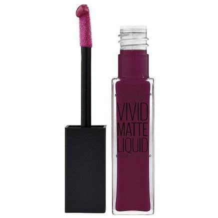 Maybelline Vivid Matte Lipstick Liquid Lip Colour Possessed Plum 45 Health & Beauty:Make-Up:Lips:Lipstick galaxy lips lipstick makeup
