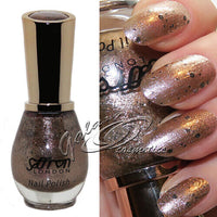 Saffron GLITTER Nail Polish Varnish 13ml Health & Beauty:Nail Care, Manicure & Pedicure:Nail Polish & Powders:Nail Polish galaxy nail polish nails polish stars