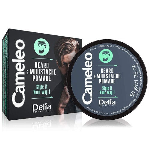 Delia Cameleo MEN Beard and Moustache Pomade Moisturiser Styling and Grooming Health & Beauty:Hair Care & Styling:Styling Products gift hair hair styling him