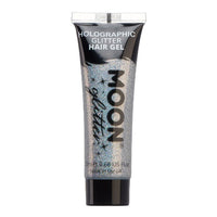 Holographic Glitter Hair Styling Gel by Moon Creations Firm Hold Silver Health & Beauty:Hair Care & Styling:Styling Products fancy galaxy glitter hair hair styling makeup stars