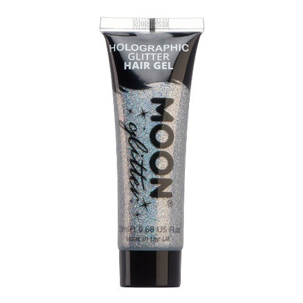 Holographic Glitter Hair Styling Gel by Moon Creations Firm Hold Silver Health & Beauty:Hair Care & Styling:Styling Products fancy galaxy glitter hair hair styling makeup stars