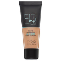 Maybelline FIT ME! Matte & Poreless Foundation Normal to Oily Skin 30ml 238 Rich Tan Health & Beauty:Make-Up:Face:Foundation face foundation makeup