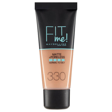 Maybelline FIT ME! Matte & Poreless Foundation Normal to Oily Skin 30ml 330 Toffee Health & Beauty:Make-Up:Face:Foundation base face foundation galaxy makeup