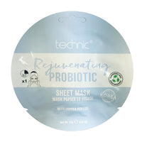 Technic Biodegradable Face Sheet Mask infused with skin loving ingredients Rejuvenating Probiotics Health & Beauty:Skin Care:Skin Masks face care skin