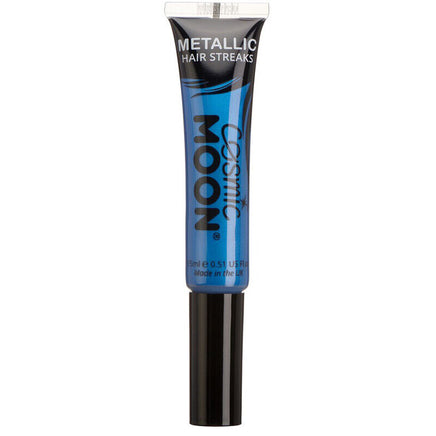 Metallic Hair Streaks by Cosmic Moon Temporary Hair Styling Dye Blue Health & Beauty:Hair Care & Styling:Styling Products fancy galaxy hair hair styling metallic