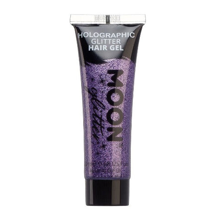 Holographic Glitter Hair Styling Gel by Moon Creations Firm Hold Purple Health & Beauty:Hair Care & Styling:Styling Products fancy galaxy glitter hair hair styling makeup stars