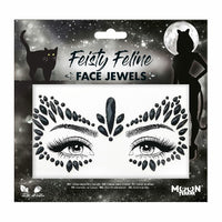 Moon Terror Halloween Face Jewels Stick On Self Adhesive Diamonds Gems Feisty Feline Health & Beauty:Tattoos & Body Art:Temporary Tattoos:Press-on Tattoos fancy glitter halloween makeup