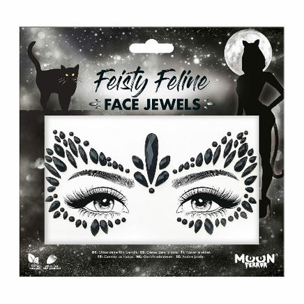 Moon Terror Halloween Face Jewels Stick On Self Adhesive Diamonds Gems Feisty Feline Health & Beauty:Tattoos & Body Art:Temporary Tattoos:Press-on Tattoos fancy galaxy glitter halloween halloweenmakeup makeup seasonal