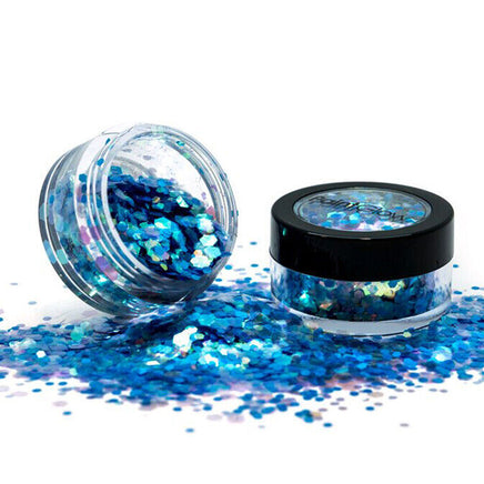 Cosmetic Loose GLITTER Shaker for Face and Body Chunky Mermaid Mist (Blue) Health & Beauty:Make-Up:Eyes:Eye Shadow fancy galaxy glitter makeup stars