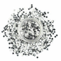 Stargazer Loose GLITTER STARS Face Body Nail Art Sequins Silver Health & Beauty:Make-Up:Eyes:Eye Shadow fancy galaxy glitter makeup stars