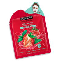Freeman Sheet Face Mask with Serum for Dry Normal Combo Oily Skin Pore Cleansing Strawberry + Mint Health & Beauty:Skin Care:Skin Masks face care face mask galaxy skin