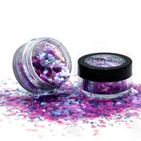Cosmetic Loose GLITTER Shaker for Face and Body Chunky Dusk till Dawn (Lilac) Health & Beauty:Make-Up:Eyes:Eye Shadow fancy galaxy glitter makeup stars