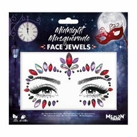 Moon Terror Halloween Face Jewels Stick On Self Adhesive Diamonds Gems Midnight Masquerade Health & Beauty:Tattoos & Body Art:Temporary Tattoos:Press-on Tattoos fancy galaxy glitter halloween halloweenmakeup makeup seasonal