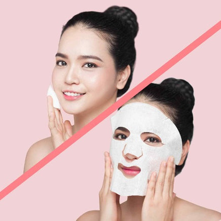 Freeman 2 Step Face Mask: Peel Pad + Sheet Mask with Yogurt Dry Normal Oily Skin Health & Beauty:Skin Care:Skin Masks face care face mask galaxy skin