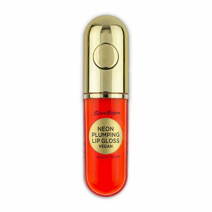 Stargazer NEON Plumping Lip Gloss UV Reactive Vegan Lipstick Neon Orange Health & Beauty:Make-Up:Lips:Lipstick fancy galaxy lips lipstick makeup neons
