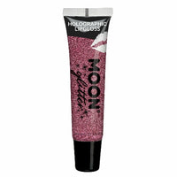 Holographic Glitter Lipgloss by Moon Creations Pink Health & Beauty:Make-Up:Lips:Lip Gloss fancy lips makeup stars