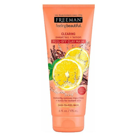 Freeman Face Mask Deep cleaning Remove dead skin Anti aging Healthy looking skin Clearing Sweet Tea + Lemon Peel-Off Clay Mask Health & Beauty:Skin Care:Skin Masks face care face mask galaxy skin