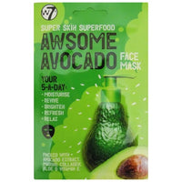 W7 Super Skin Superfood Face Mask Revitalise Nourish Brighten Glow Calm 1 Sachet Awsome Avocado Health & Beauty:Skin Care:Skin Masks face care face mask galaxy skin
