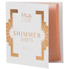 MUA LUXE Shimmer Highlighting Paper for Face & Body 40 Sheets Rose Gold Health & Beauty:Make-Up:Face:Bronzer, Contour & Highlighter bronzer face fancy galaxy makeup