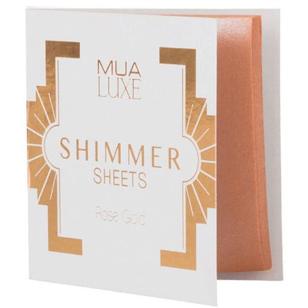MUA LUXE Shimmer Highlighting Paper for Face & Body 40 Sheets Rose Gold Health & Beauty:Make-Up:Face:Bronzer, Contour & Highlighter bronzer face fancy galaxy makeup