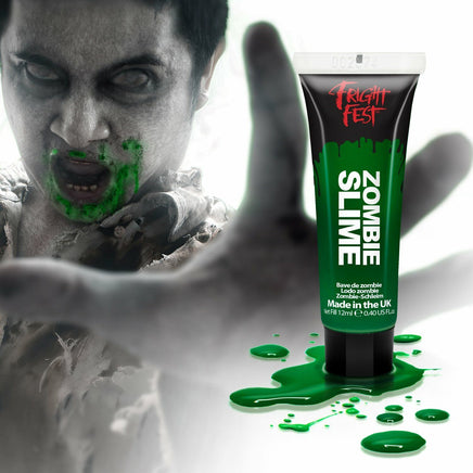 Zombie Slime Halloween Scary Stage Makeup Face Body Painting Party Fright Fest Clothes, Shoes & Accessories:Specialty:Fancy Dress & Period Costume:Accessories:Face Paint & Stage Make-Up fancy galaxy halloween halloweenmakeup seasonal