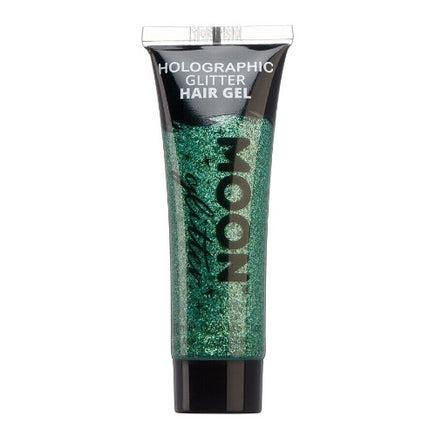 Holographic Glitter Hair Styling Gel by Moon Creations Firm Hold Green Health & Beauty:Hair Care & Styling:Styling Products fancy galaxy glitter hair hair styling makeup stars