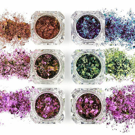 Stargazer Duochrome Flakes Color Changing Metallic Mirror Foil Glitter Eyeshadow Health & Beauty:Make-Up:Eyes:Eye Shadow eyes eyeshadow fancy galaxy makeup