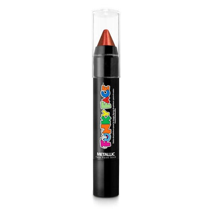 Funky Face Metallic Face & Body Paint Sticks Fancy dress Makeup Festival Red Metallic Clothes, Shoes & Accessories:Specialty:Fancy Dress & Period Costume:Accessories:Face Paint & Stage Make-Up eyeliner eyes eyeshadow face paint fancy galaxy makeup metallic
