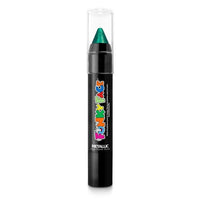 Funky Face Metallic Face & Body Paint Sticks Fancy dress Makeup Festival Green Metallic Clothes, Shoes & Accessories:Specialty:Fancy Dress & Period Costume:Accessories:Face Paint & Stage Make-Up eyeliner eyes eyeshadow face paint fancy galaxy makeup metallic