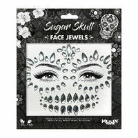 Moon Terror Halloween Face Jewels Stick On Self Adhesive Diamonds Gems Sugar Skull Health & Beauty:Tattoos & Body Art:Temporary Tattoos:Press-on Tattoos fancy galaxy glitter halloween halloweenmakeup makeup seasonal