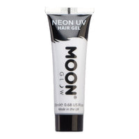 Neon UV Hair Styling Gel by Moon Creations Strong Hold Glows under UV Lighting White Health & Beauty:Hair Care & Styling:Styling Products fancy hair hair styling