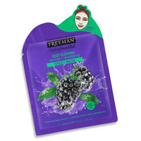 Freeman Sheet Face Mask with Serum for Dry Normal Combo Oily Skin Deep Clearing Blackberry + Tea Tree Health & Beauty:Skin Care:Skin Masks face care skin