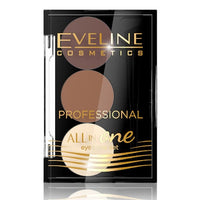 Eveline All in One Professional Eyebrow Make-up & Styling Kit Brown Shadow & Wax 02 Health & Beauty:Make-Up:Eyes:Eyebrow Liner & Definition brows eyes makeup
