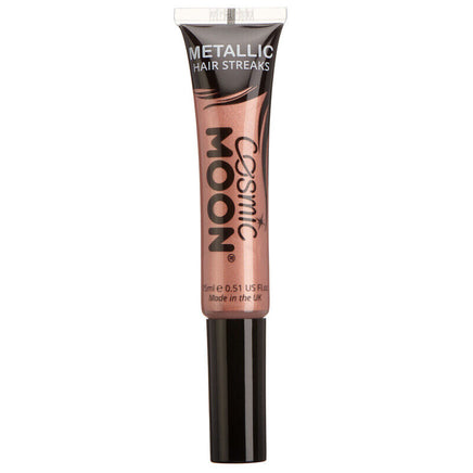Metallic Hair Streaks by Cosmic Moon Temporary Hair Styling Dye Rose Gold Health & Beauty:Hair Care & Styling:Styling Products fancy galaxy hair hair styling metallic