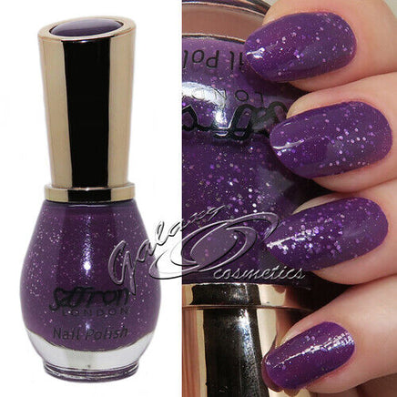 Saffron GLITTER Nail Polish Varnish 13ml Health & Beauty:Nail Care, Manicure & Pedicure:Nail Polish & Powders:Nail Polish galaxy nail polish nails polish stars