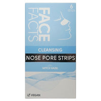 Face Facts x 6 Nose Strips Blackhead Removal Unclog Pores Smooth Deep Cleansing Witch Hazel Health & Beauty:Skin Care:Skin Masks face care skin