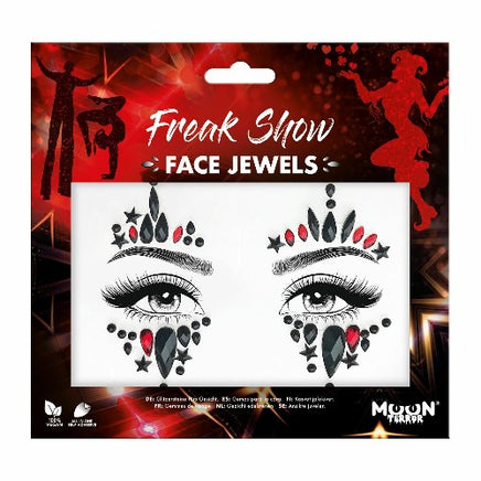Moon Terror Halloween Face Jewels Stick On Self Adhesive Diamonds Gems Freak Show Health & Beauty:Tattoos & Body Art:Temporary Tattoos:Press-on Tattoos fancy galaxy glitter halloween halloweenmakeup makeup seasonal