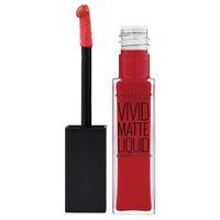 Maybelline Vivid Matte Lipstick Liquid Lip Colour Rebel Red 35 Health & Beauty:Make-Up:Lips:Lipstick galaxy lips lipstick makeup