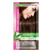 Marion Hair Colour Shampoo 63 CHOCOLATE BROWN Health & Beauty:Hair Care & Styling:Hair Colourants galaxy hair hair care hair dye