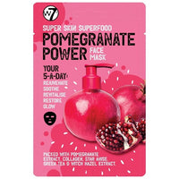 W7 Super Skin Superfood Face Mask Revitalise Nourish Brighten Glow Calm 1 Sachet Pomegranate Power Health & Beauty:Skin Care:Skin Masks face care face mask galaxy skin