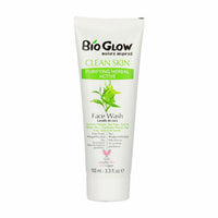 Bio Glow Clean Skin Face Wash NO soap and parabens Brightening Purifying 100ml Herbal Active with Tea Tree Health & Beauty:Skin Care:Cleansers & Toners face care skin