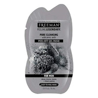 Freeman for MEN Pore Cleansing Peel-Off Gel Mask with Volcanic Ash 15ml sachet Health & Beauty:Skin Care:Skin Masks face care skin